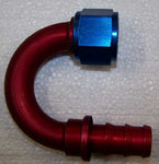AN10 - 5/8" Barbed Hose End 180 Degrees